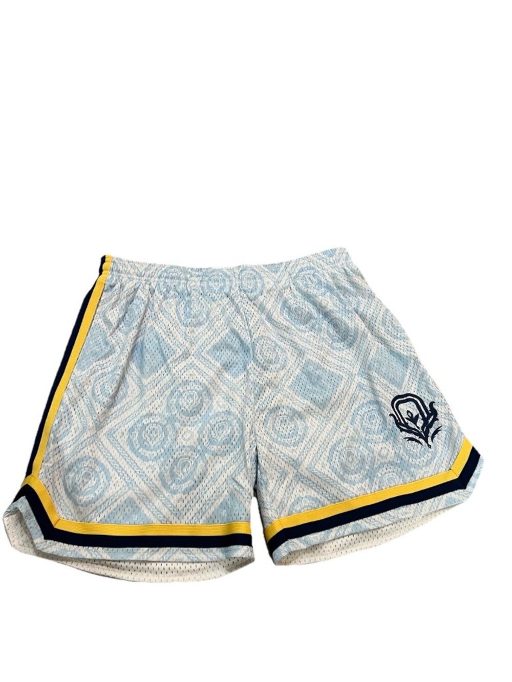 Overtime Courtside Shorts blue allover print